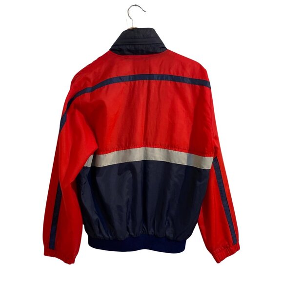 APEX Blue, Red & White Vintage Men’s Athletic Sport Jacket Sz. L (80s, 90s) - Picture 2 of 11